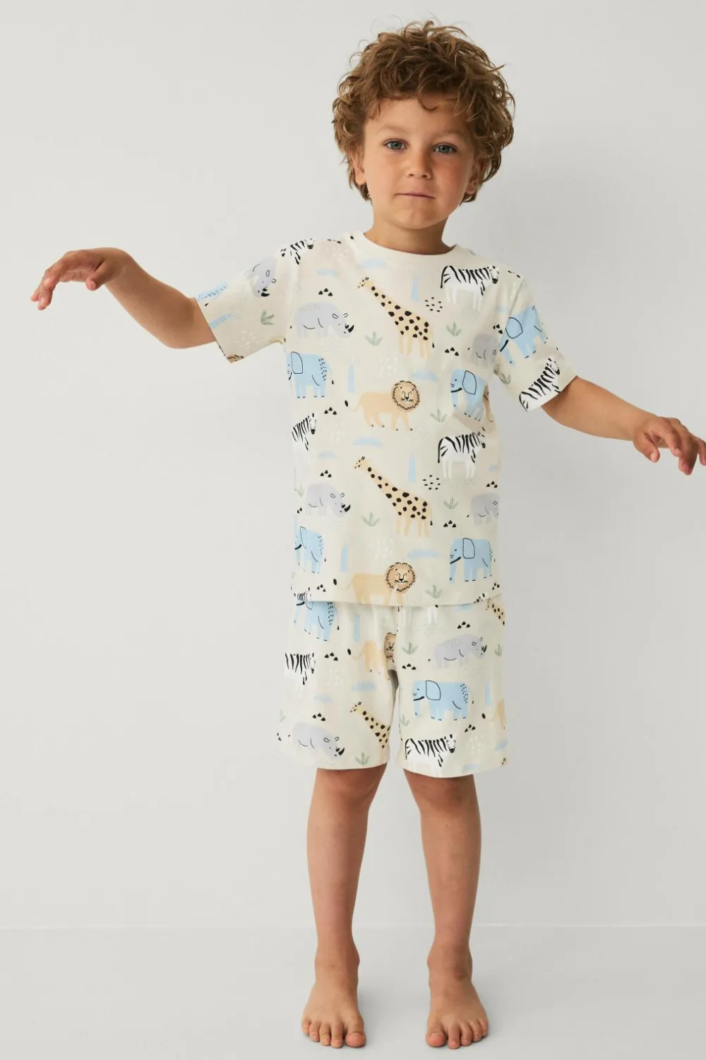 Ellos Collection Pyjamas Beigemønstret Best