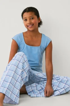 Ellos Nattøj & Homewear>Collection Pyjamassæt Blå