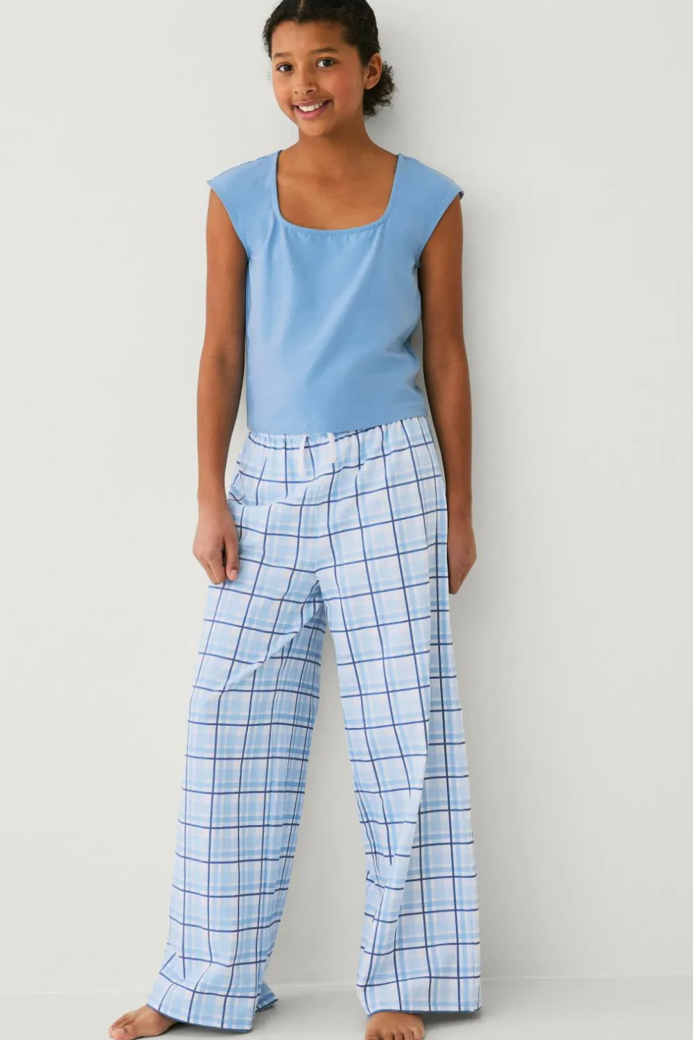 Ellos Nattøj & Homewear>Collection Pyjamassæt Blå