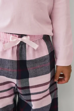 Ellos Collection Pyjamassæt rosa rutet Discount