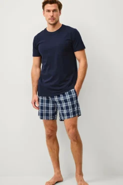 Ellos Nattøj & Homewear>Collection Pyjamas Norris Blåternet