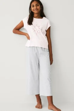 Ellos Nattøj & Homewear>Collection Pyjamas Charlotte Lilla + grå melange