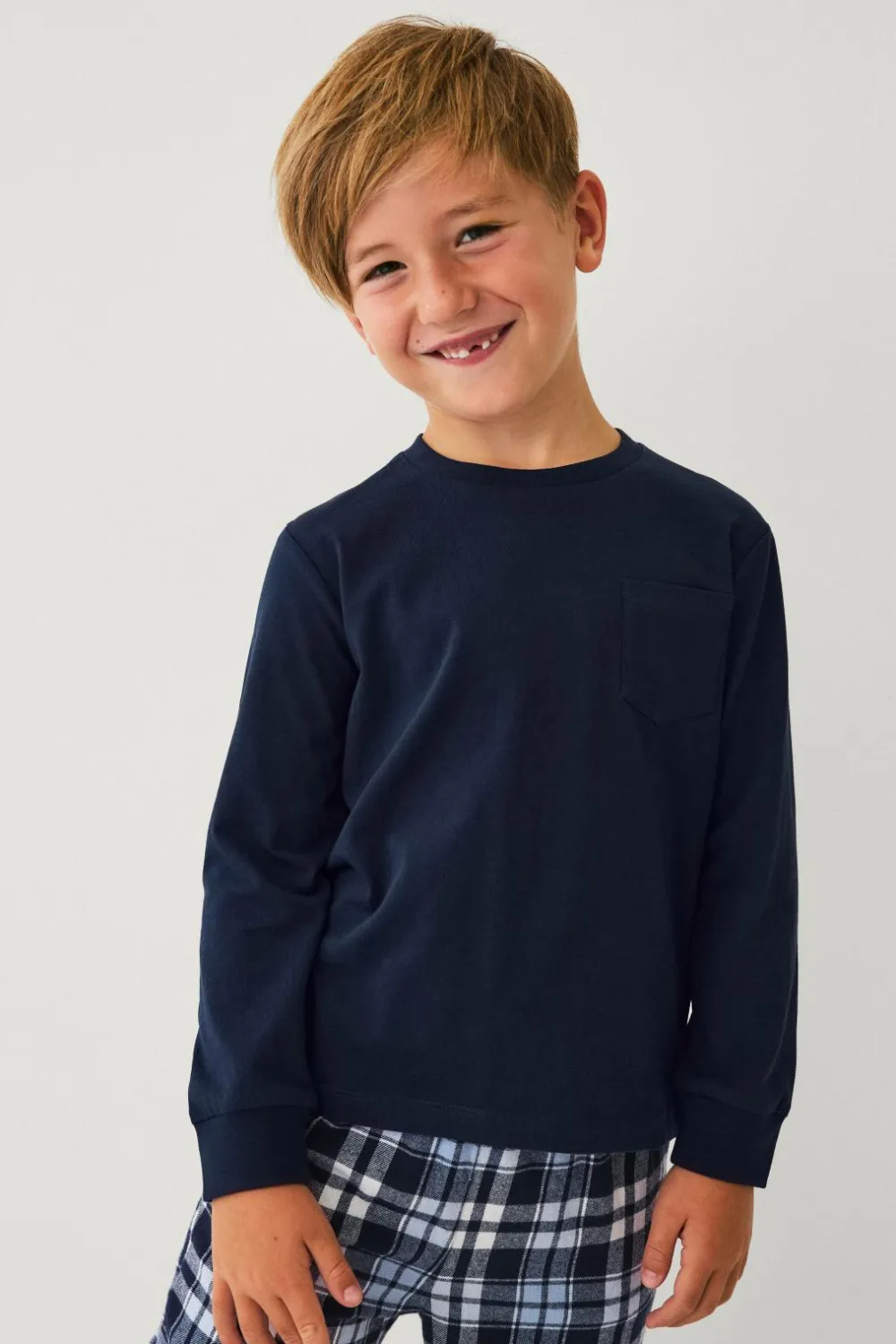 Ellos Nattøj & Homewear>Collection Pyjamassæt blå