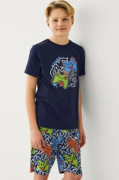 Ellos Nattøj & Homewear>Collection Pyjamas Marine