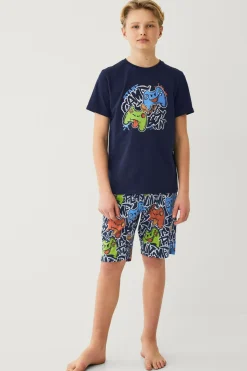 Ellos Nattøj & Homewear>Collection Pyjamas Marine