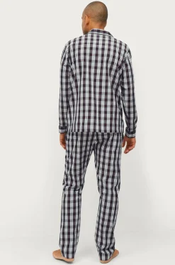 Ellos Collection Pyjamas Lance i poplin Blåternet. Outlet