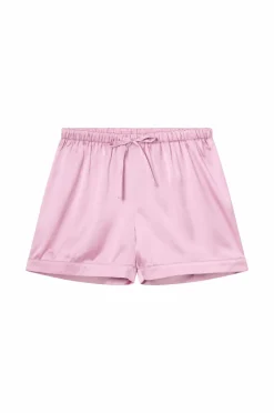 Ellos Collection Pyjamas i satin dæmpet rosa Clearance