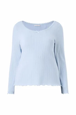 Ellos Collection Pyjamasoverdel Lyseblå Clearance