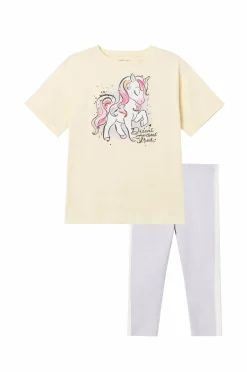 Ellos Collection Pyjamas Magic Gul unicorn + lilla legings Outlet
