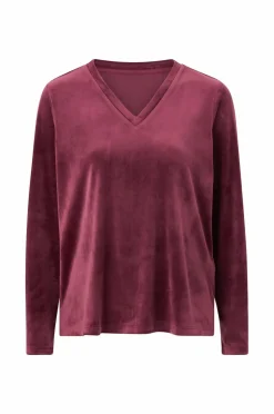 Ellos Collection Pyjamas i velour Rød Outlet