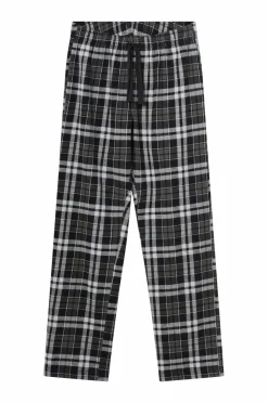 Ellos Collection Pyjamassæt sort rutig Discount