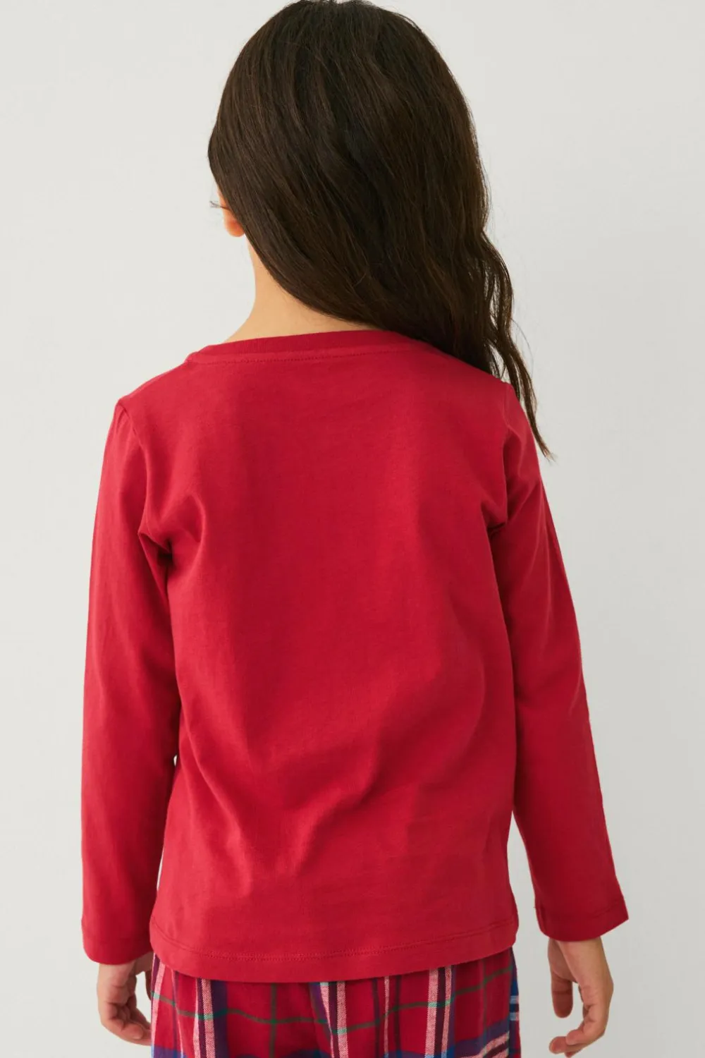 Ellos Collection Pyjamassæt rød rut Best