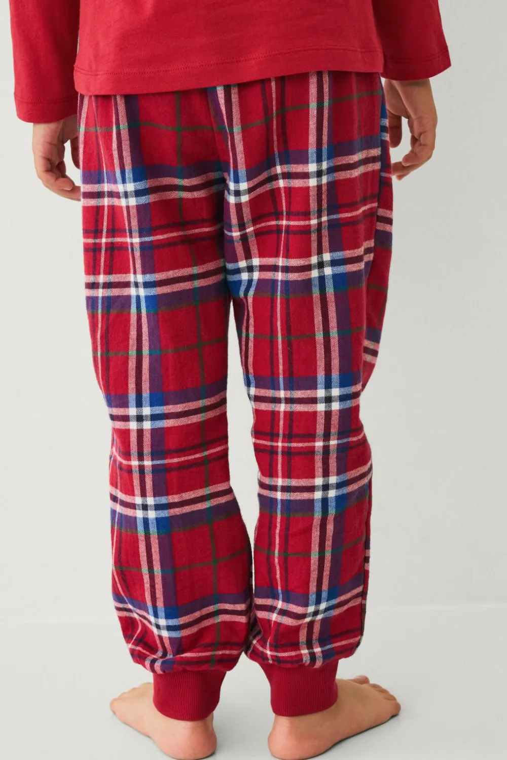 Ellos Collection Pyjamassæt rød rut Best