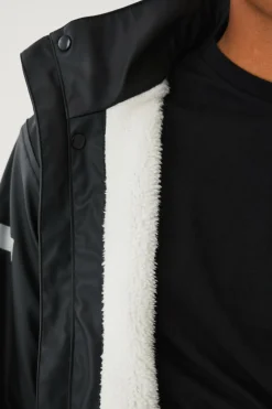 Ellos Collection Regnjakke med pileforing sort Online