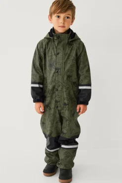 Ellos Overtøj>Collection Regntøj Regna med fleeceforing grøn