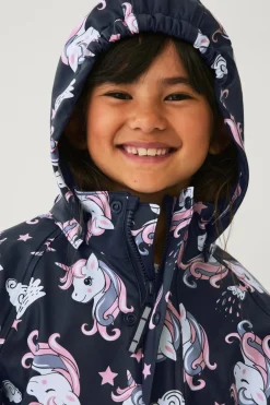 Ellos Collection Regntøj Regna med fleeceforing Marinblå Best