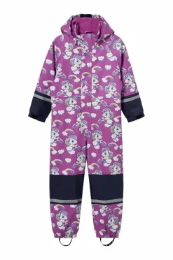 Ellos Collection Regntøj Regna med fleeceforing Mk rosa mønstret