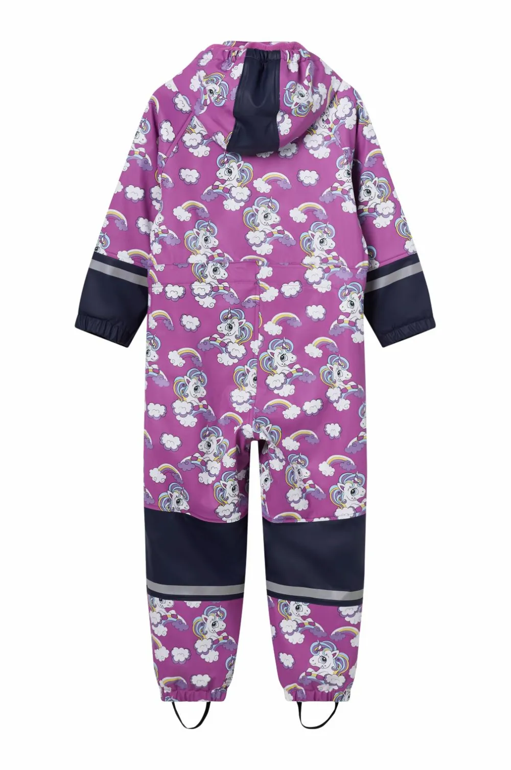 Ellos Collection Regntøj Regna med fleeceforing Mk rosa mønstret