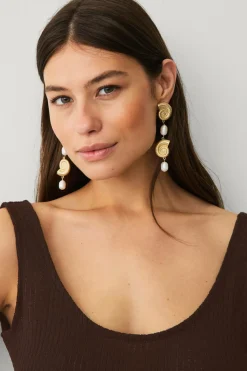 Ellos Smykker>Collection Øreringe med perler Guld