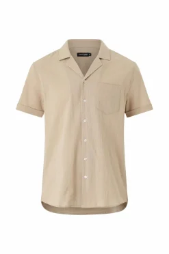 Ellos Collection Resort-skjorte i seersucker Beige