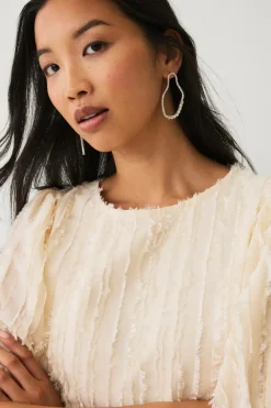 Ellos Collection Ørestikker med rhinstene Sølvfarvet Hot