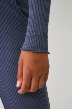 Ellos Collection Ribbet lounge-top Blå Outlet