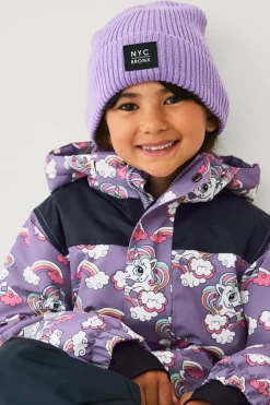 Ellos Collection Ribstrikket hue lilla Clearance