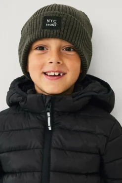 Ellos Huer>Collection Ribstrikket hue Grøn