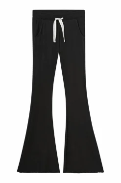 Ellos Collection Ribbede afslappede bukser Sort