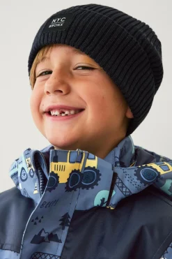 Ellos Collection Ribstrikket hue Marinblå Best