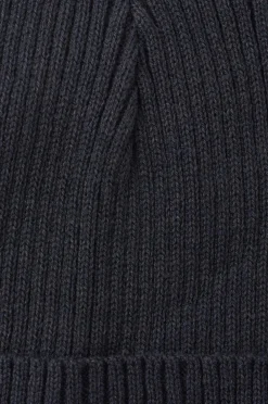 Ellos Collection Ribstrikket hue Marinblå Best