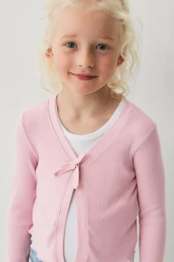 Ellos Collection Ribbet cardigan Lys lilla New