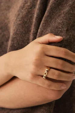 Ellos Smykker>Collection Ring i messing Guld