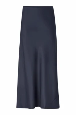 Ellos Collection Satinkjole Mørkeblå Hot