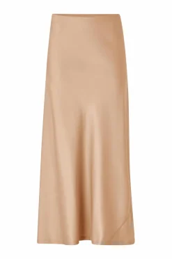 Ellos Nederdele>Collection Satinkjole Brun