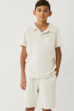 Ellos Shorts>Collection Shorts Jason i frotté Beige