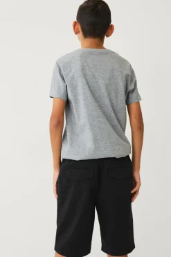 Ellos Collection Shorts i bomuldstwill Sort