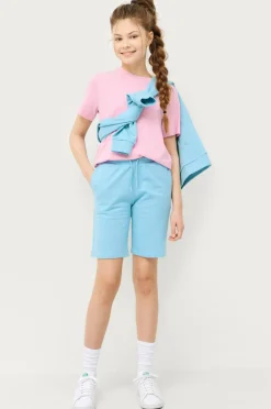 Ellos Collection Shorts Basic Sweatshorts Blå Hot