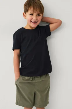 Ellos Shorts>Collection Shorts i bomuldstwill Grøn