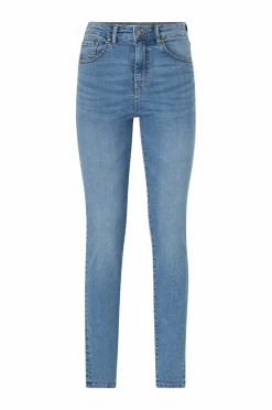 Ellos Collection Skinny stretchjeans med høj talje Lyseblå denim Discount