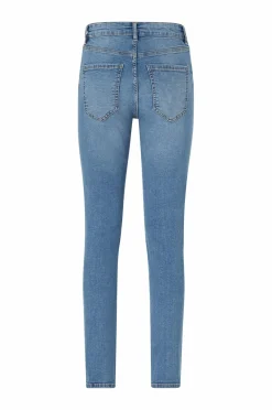 Ellos Collection Skinny stretchjeans med høj talje Lyseblå denim Discount