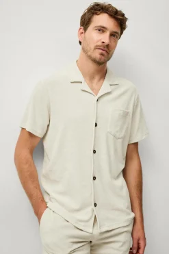 Ellos Skjorter>Collection Skjorte i frotté Beige