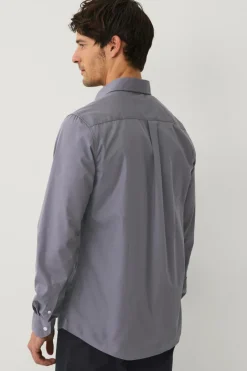 Ellos Collection Skjorte Yale Easy Iron Grå Clearance