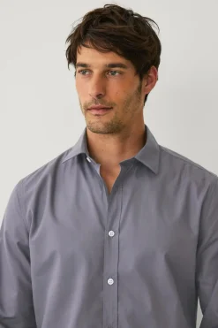 Ellos Collection Skjorte Yale Easy Iron Grå Clearance