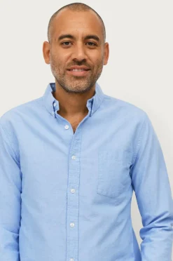 Ellos Collection Skjorte Jake Oxford Lyseblå Clearance