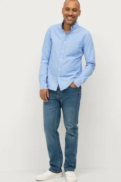 Ellos Collection Skjorte Jake Oxford Lyseblå Clearance