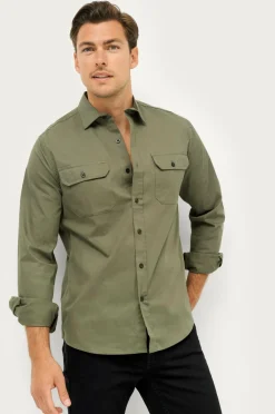 Ellos Skjorter>Collection Skjorte Ace Grøn