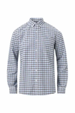 Ellos Collection Skjorte Jake Oxford Blåternet New