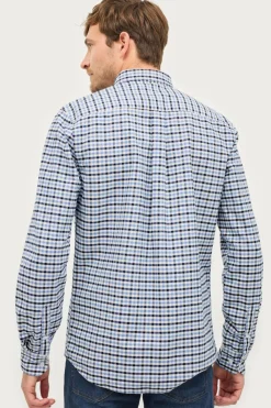 Ellos Collection Skjorte Jake Oxford Blåternet New