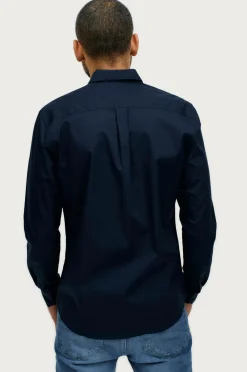 Ellos Collection Skjorte Yale Easy Care Marinbläs Hot